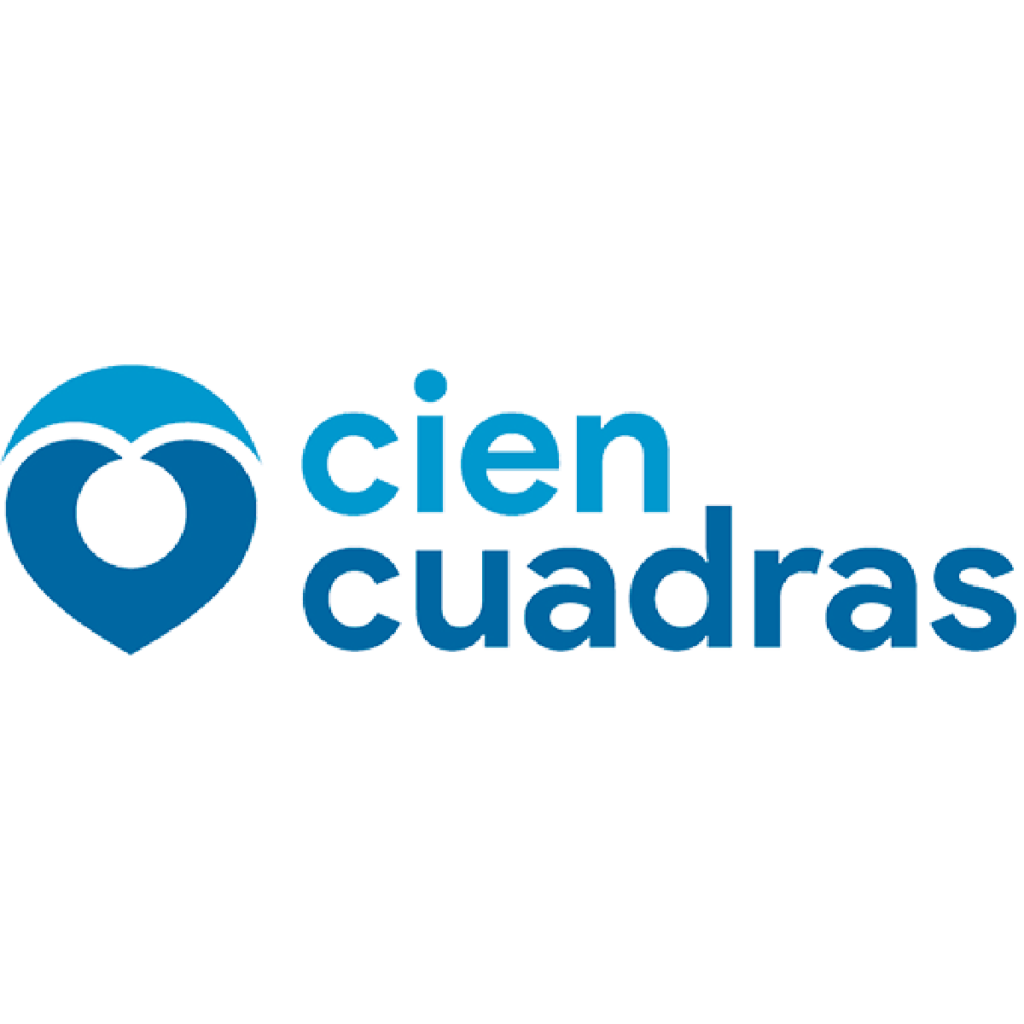 Logo Cien Cuadras, portal inmobiliario aliado de Megápolis Bienes Raíces